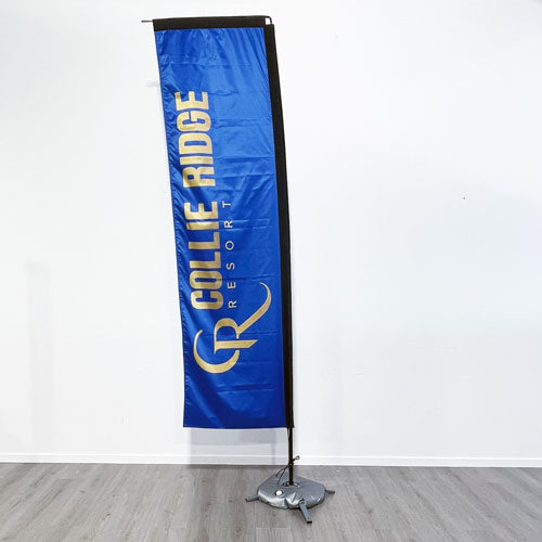 printed rectangle banner back